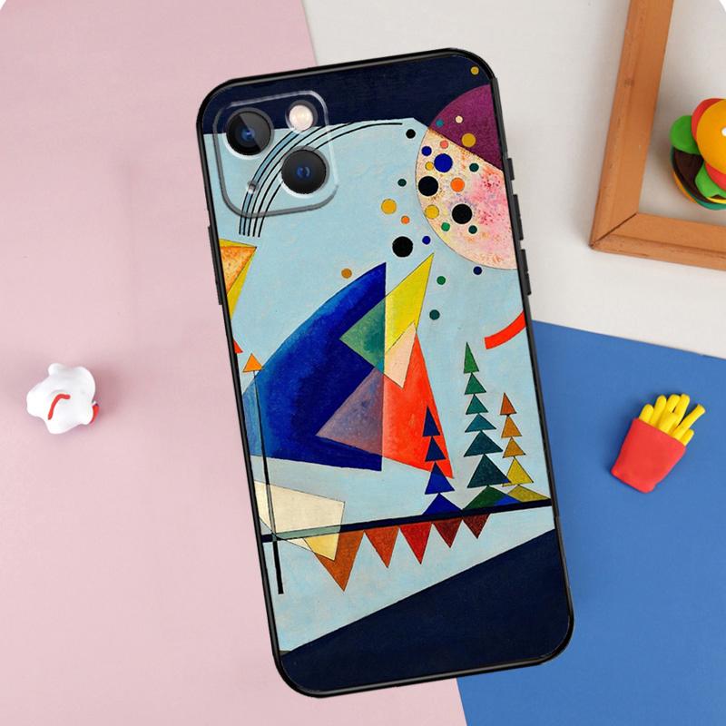 Wassily Kandinsky Abstract Artistic Phone Case For iPhone 16 Pro Max 11 12 13 14 15 Pro Max Mini 16e 15 16 Plus XR Cover Shell