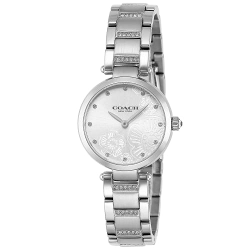 

Coach PARK Silver Dial Stainless Steel Quartz 29mm Watch 14503624 Women s