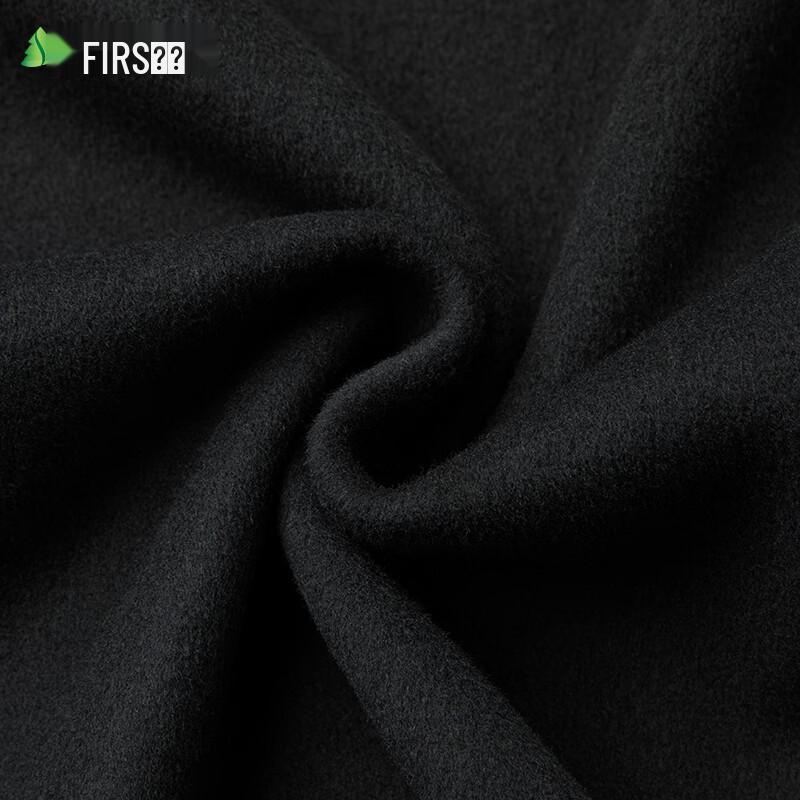 Shanshan Men's Mid-Length Wool Blend Double-Faced Coat