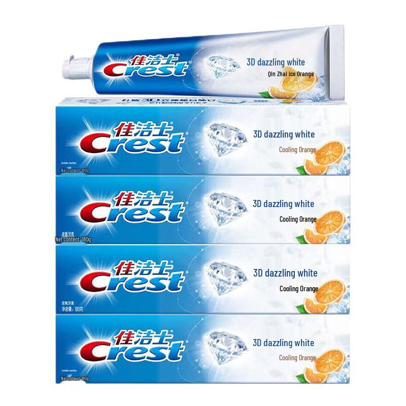 Crest 3D White Invigorating Icy Orange Toothpaste