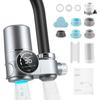 Wasserfilterhahn mit LED-Anzeige, Wasserfilter Trinkwasser für die Küche, Entfernt Chlor, Schwermetalle und schlechten Geschmack, Kalkfilter