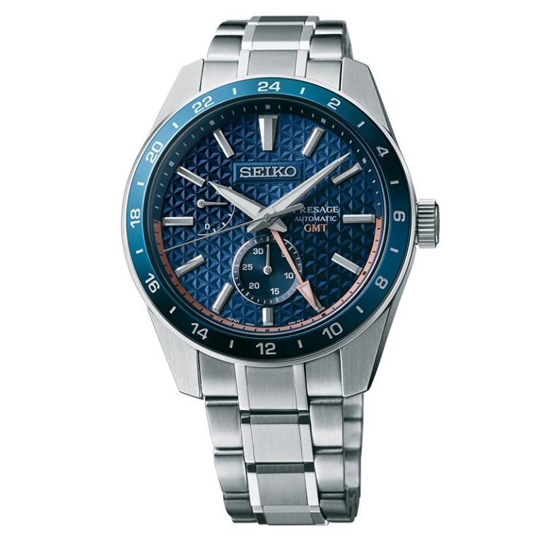 Seiko Presage Sharp Edged Series Automatic 6R64 GMT Men’s Watch SPB217J1