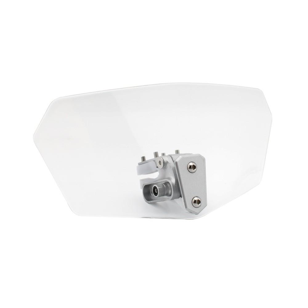 Durable Motorcycle Windshield Screen Available In Clear And Gray Variants