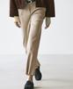 Masimodutti Straight Fit Linen Blend Pants