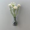 10 Pcs Mini Vase Magnets for Fridge Cute Tiny Magnetic Glass Vases Refrigerator Accessories Funny Plant Pot with Flowers for Locker Office Decoration