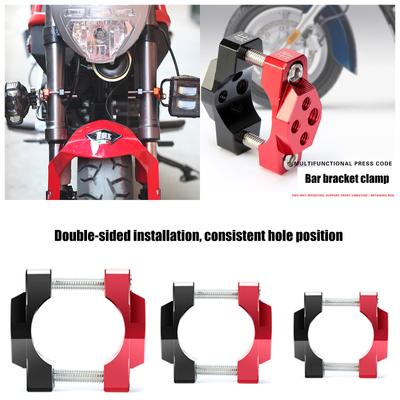 Supports de montage de fourche avant, support de montage de phare antibrouillard, tube d'extension de serrage pour moto 32-54 mm