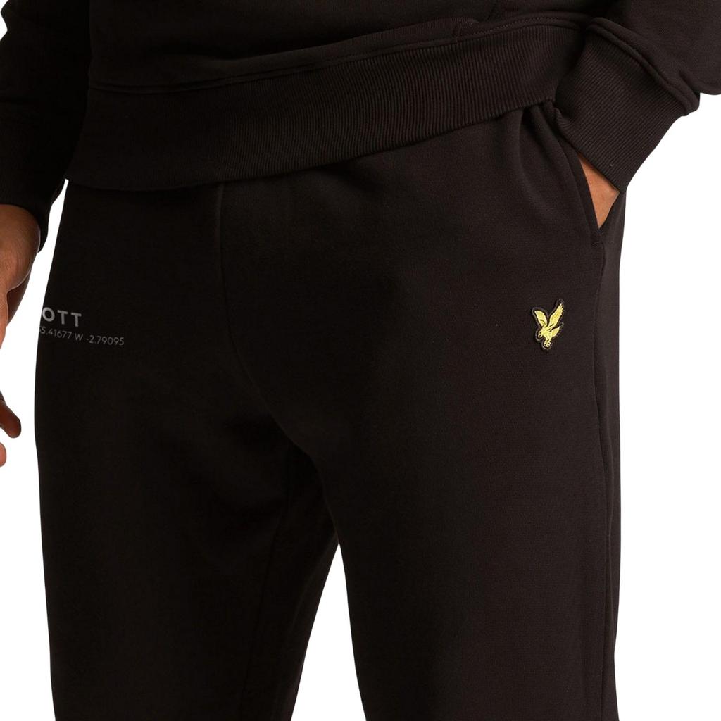 Lyle & Scott Mens Co-Ordinate Printed Slim Jogging Bottoms