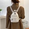 2026 Fall Winter Plush Backpack for Women Mini Cute Student Small Backpack Fashionable Casual Backpack for Shopping Daily Use