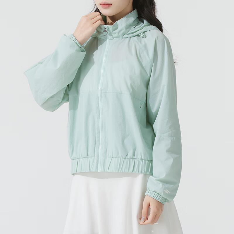Skechers Comfort Sports Series Training Hooded Windbreaker Jacket Women Jackets Green P225W008-01P9