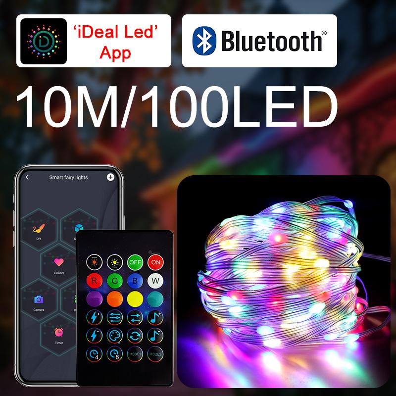 LED USB Light String 5m/10m Silver Wire Garland Light Waterproof Fairy Lights for Christmas Wedding Holiday Party Decoration