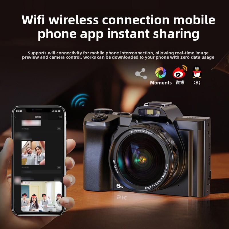 5K High Definition Digital Camera Home Image Stabilization Shooting Micro Single Camera Student Party Camera