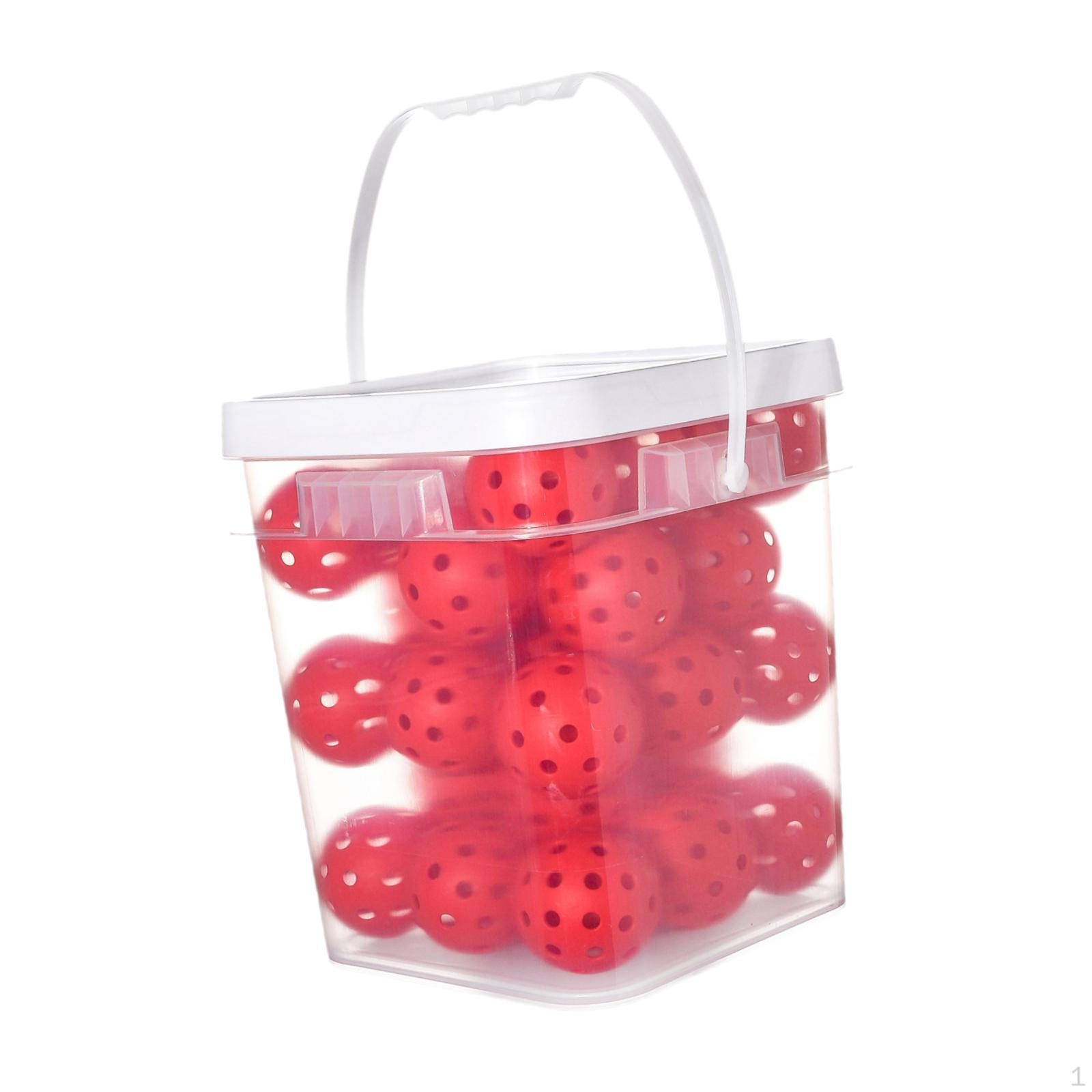 

36 шт., шарики для пиклбола в помещении, 74 мм, 40 отверстий, полый мяч для гольфа для аксессуаров