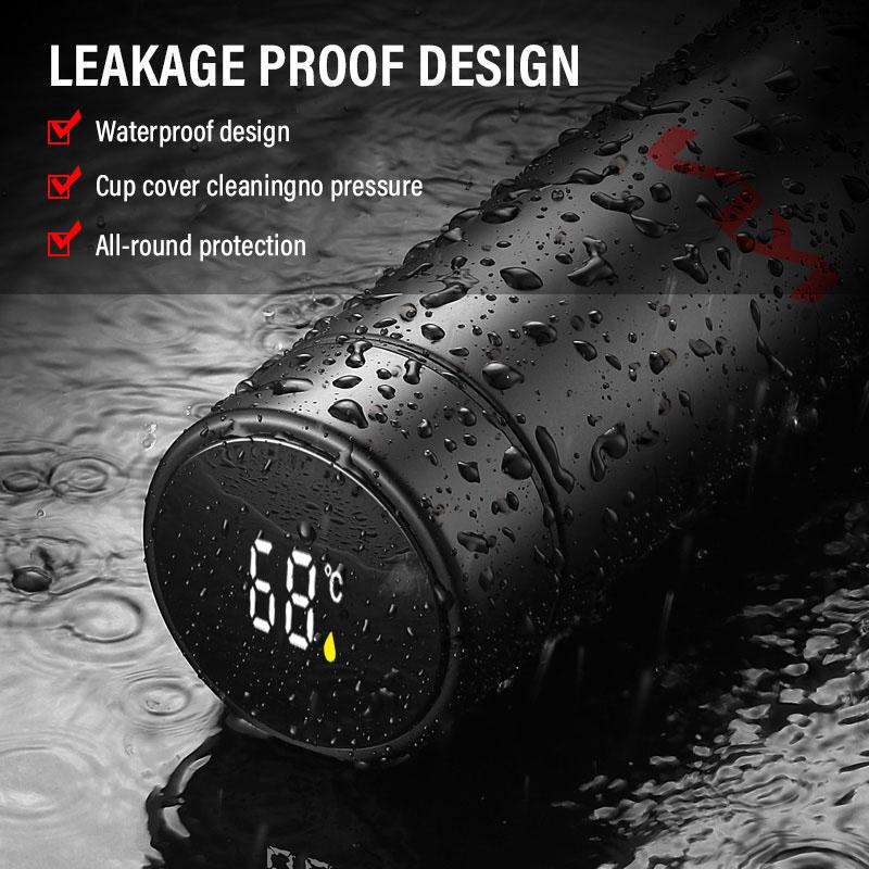 500ml Chytrý LED displej teploty Auto Přenosný termoska Auto styling Pro KIA Ceed Rio Sportage R K2 K3 K4 K5 K6 Soul Opeima Ceed Sorento Cerato