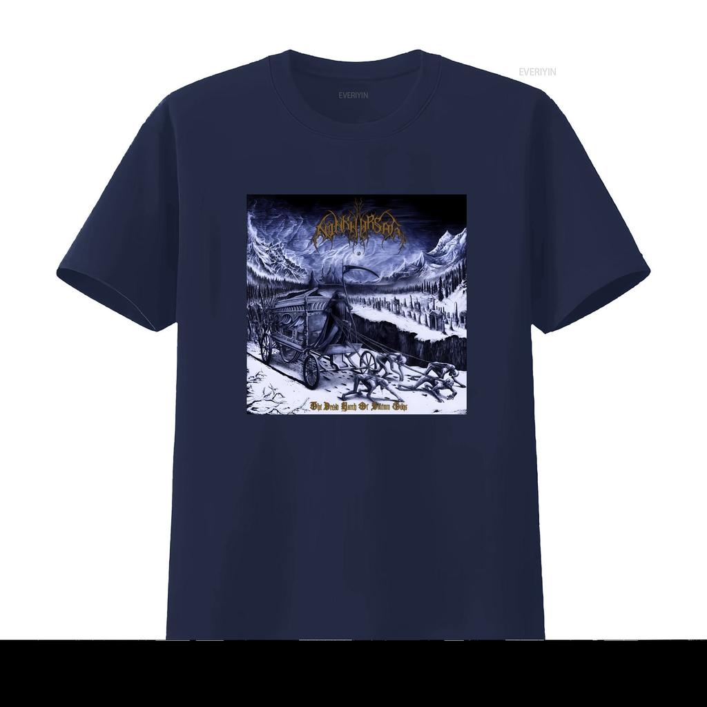 New Ninkharsag The Dread March of Solemn Gods T Shirt Gothic Death Metal Design Available in Sizes S to 5XL vintage Washed