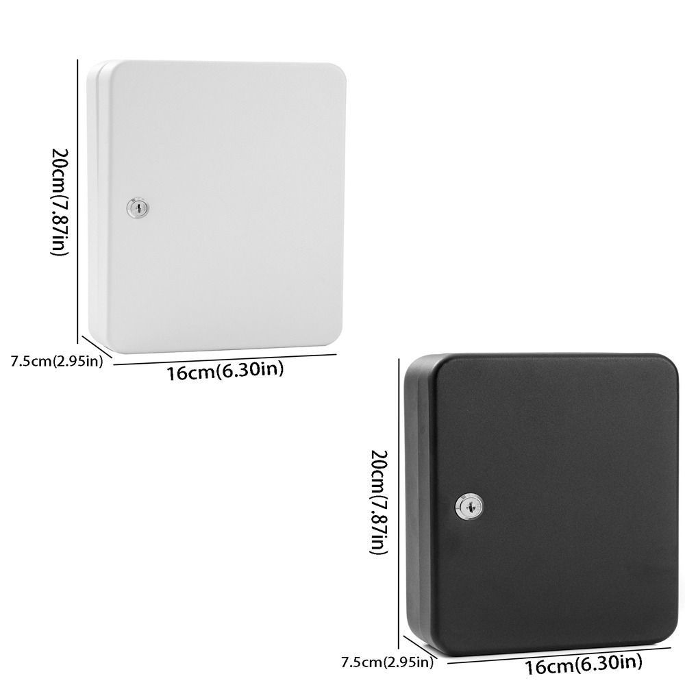 Tool Case Metal Construction Key Box Code Lock Security Lock Key Storage Box Wall Mount Holds 20 Keys Storage Bins Organizer