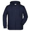 James and Nicholson Mens Full Zip Hoodie