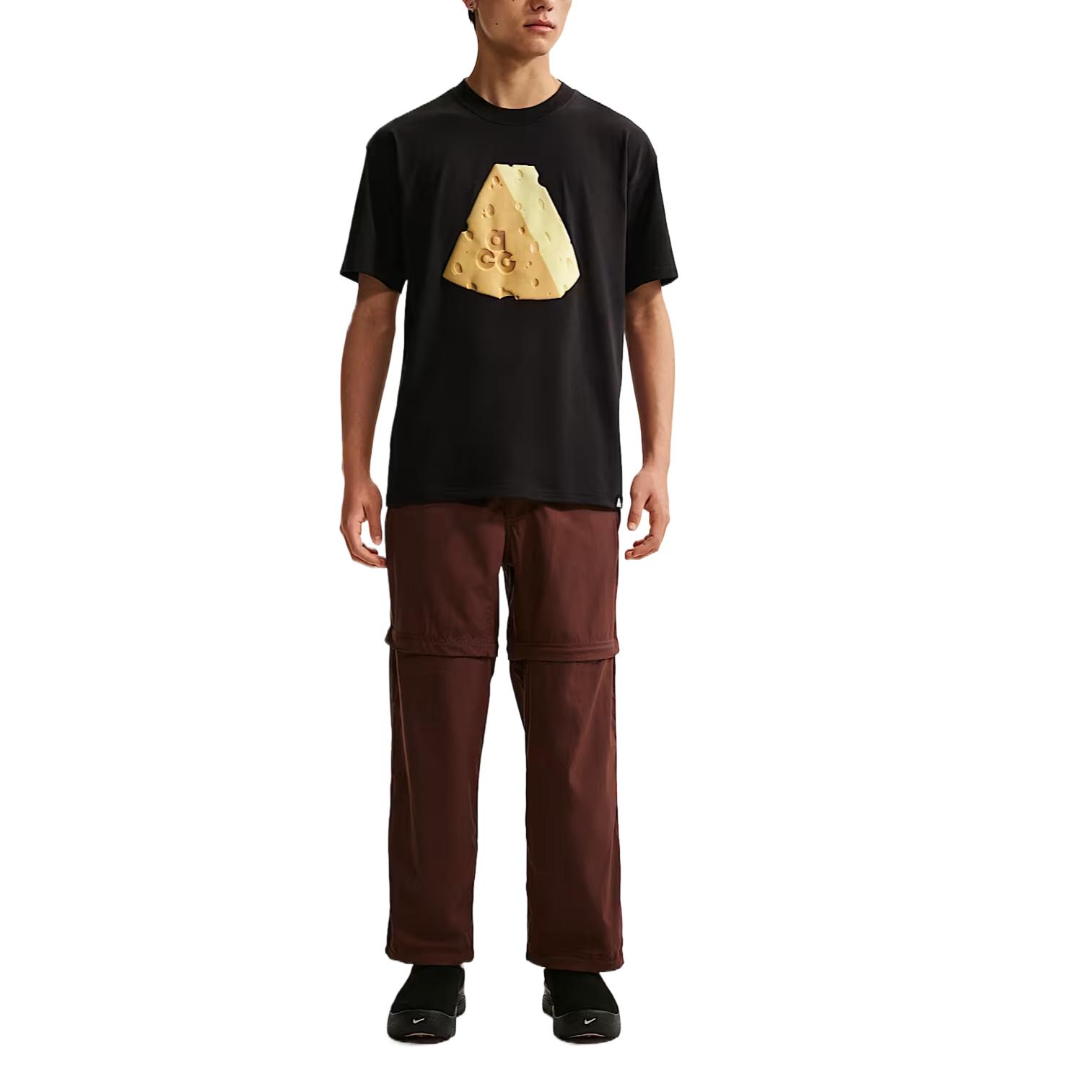 

Nike T Shirts Men s Black Crew Neck Moderate IU1655-010 XL