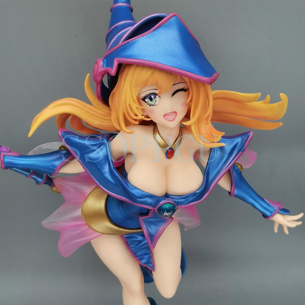 NEW Yu-Gi-Oh! Duel Monsters Model Dark Magician Girl 28CM Anime Girl PVC Action Figure Toy GK Game Statue Collection Model Doll