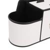 Car Back Seat Organizer with Cup Holder Tissue Dispenser Hooks Multifunctional Seat Back Storage Box for SUV Truck Sedan Beige
