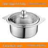 Stainless Steel One-Person Hot Pot Induction Cooker for Shabu-Shabu