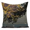 Decorative Throw Pillows Case Elephant Trees Animals Polyester Sofa Home Cushion Cover For Living Room Almofadas