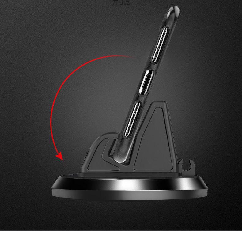360° Rotating Silicone Car Mount for Mobile Phones
