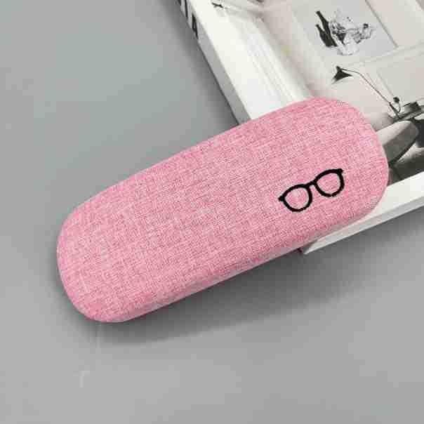Glasses case Myopia eye box Cotton and linen girl's simple Harajuku boys creative personality portable anti-pressure sunglasses case