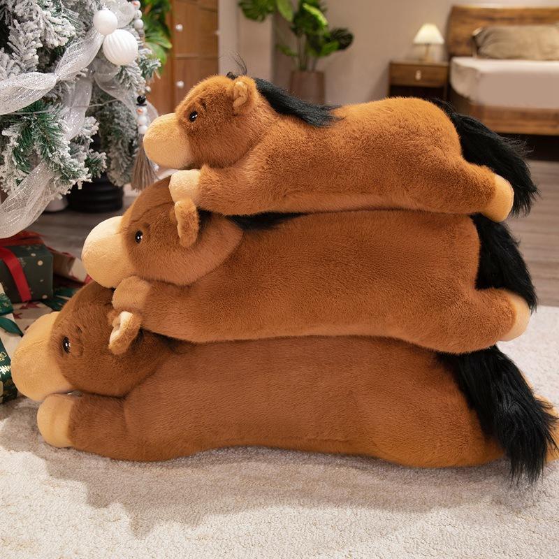 Cute Horse Doll Plush Toy Foal Doll Children Soothing Doll Birthday Gift