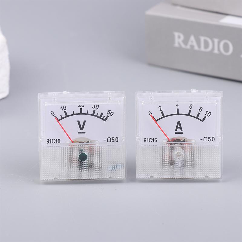Ac 150-300V Cc 10-250V Cc 5-75A Amperometro Mini Tester Voltmetro Amperometro Pannello Analogico