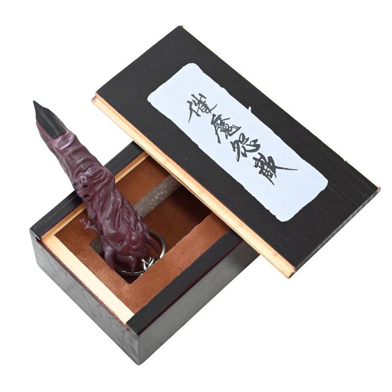 Jujutsu Kaisen Ryomen Sukuna nyckelring Finger Anime Jujutsu Kaisen Finger Cosplay Rekvisita Plasttillbehör Figur PVC Leksak Gåva