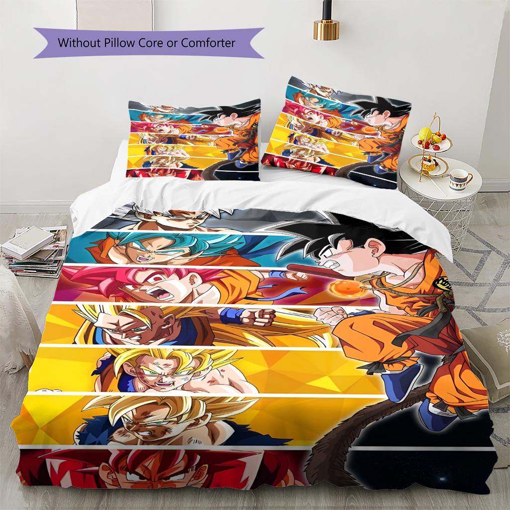 Set Copripiumino Trapuntato con Fantasia Cartone Animato Federa Decorazione per la Casa Regalo di Compleanno (1 * copripiumino + 2 * federa, senza nucleo)