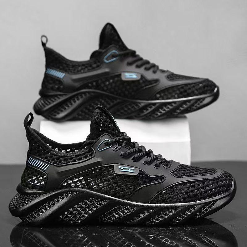 Hollow mesh shoes summer new shoes breathable thick-soled mesh sports and leisure mesh shoes