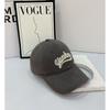 Hat Female Summer Alphabet Embroidery Soft Top Baseball Cap Vintage Washed Denim Cap Sun Cap