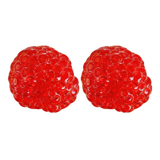 2Pcs Bead Filled Stress Ball Toy Anxiety Relief Squeeze Ball Sensory Toy Kids Teens Adults Portable Soft TPR Ball Pinch Fidget Toy