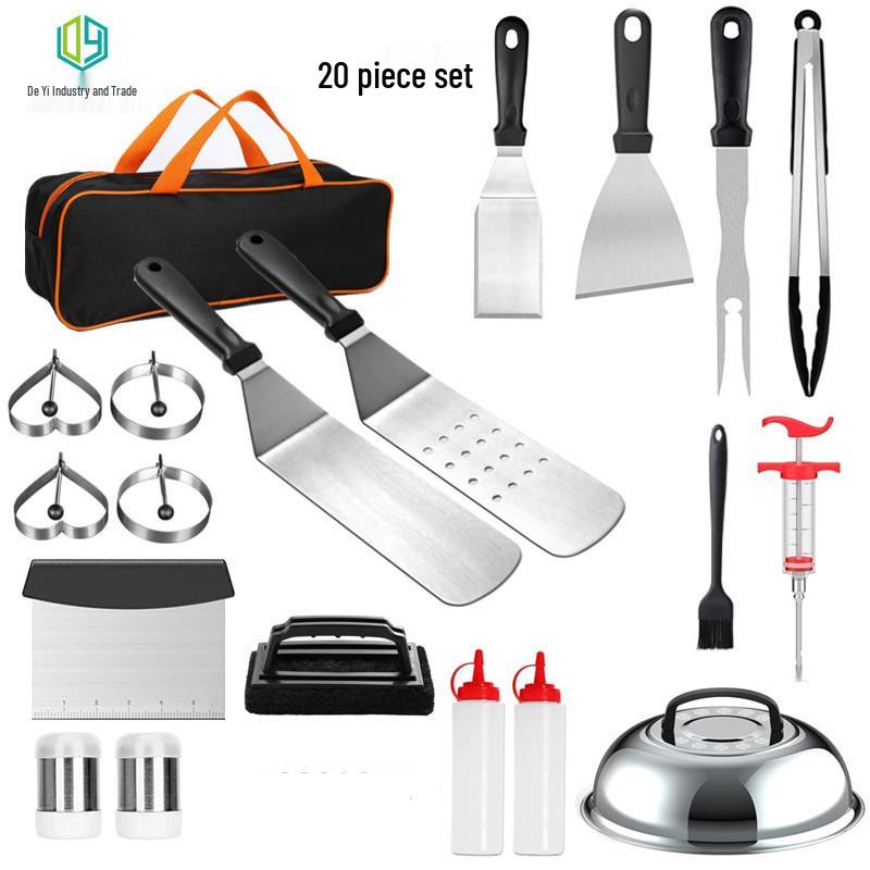 Hot Sale BBQ Tool Set: Outdoor Grill & Teppanyaki Spatula Kit