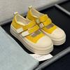 Thick-soled Mary Jane Little White Shoes Women's Spring New Velcro Big Head Heightening Lightweight Casual Muffin Shoes