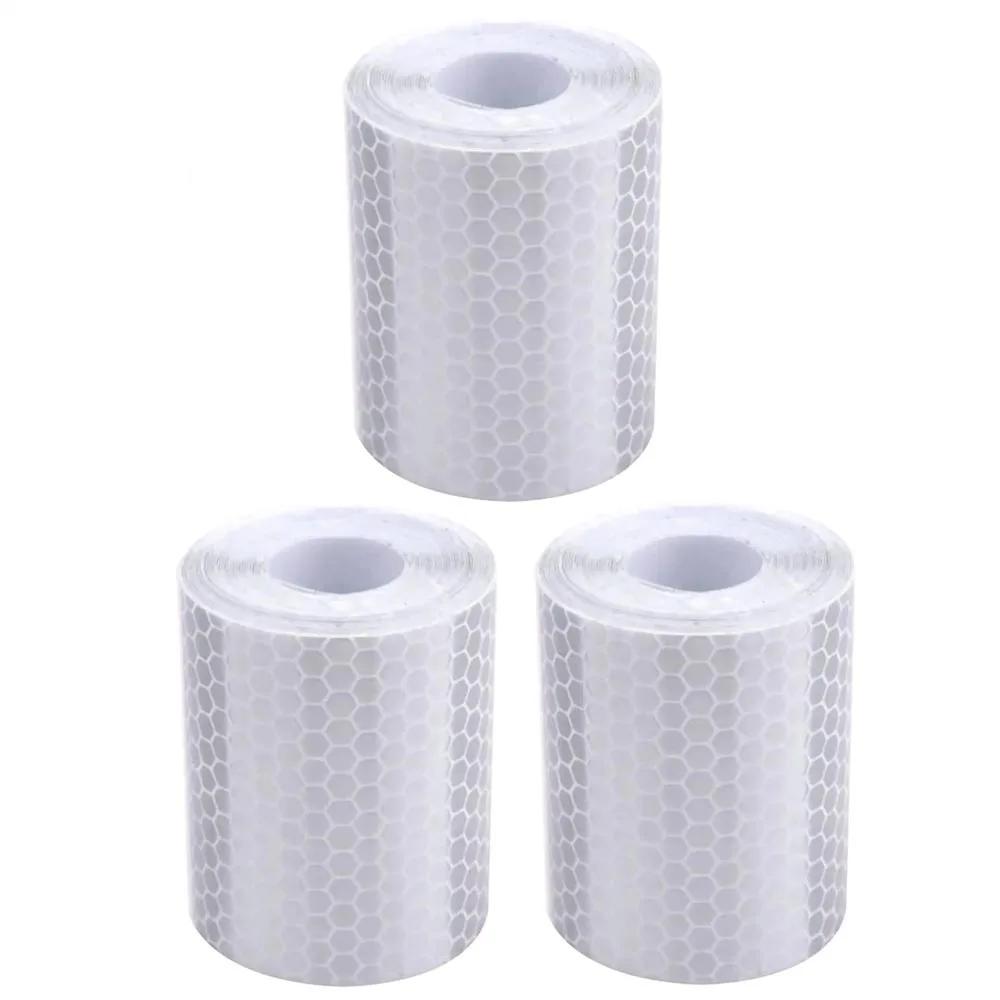 1/3/5Pcs 1M Car Reflective Tape Auto Safety Warning Sticker Reflector Protective Tape Strip Film for Trucks Auto Stickers