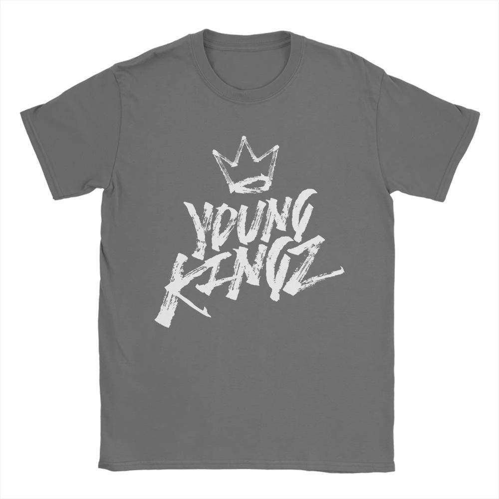 Myke Towers Young Kingz T Shirt Men Cotton Vintage TShirt Round Collar Singer 2026 Tour Tees Short Sleeve Merchandise Plus Size