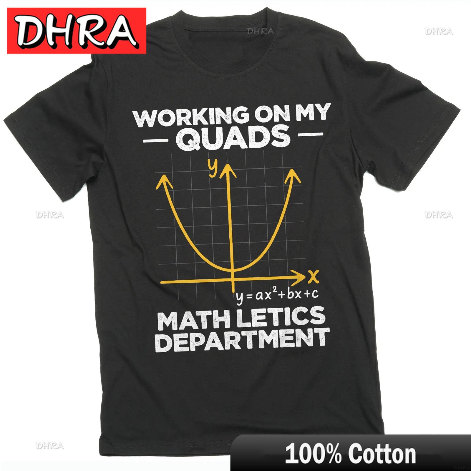 Unisexs Funny Working on My Quads Math Letics Tshirt Science Gym Workout Tee Funny Tshirts Tops for Anniversary Gift TShirt Unisex 4XL