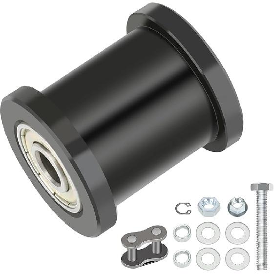 YOXUFA 8Mm Mini Bike Chain Tensioner With 1-3/4  Roller For Coleman CT100U CC100X Baja Doodlebug DB30 Motovox Mbx10 Mbx11 Predator 79Cc 97Cc 98Cc 1 PCS