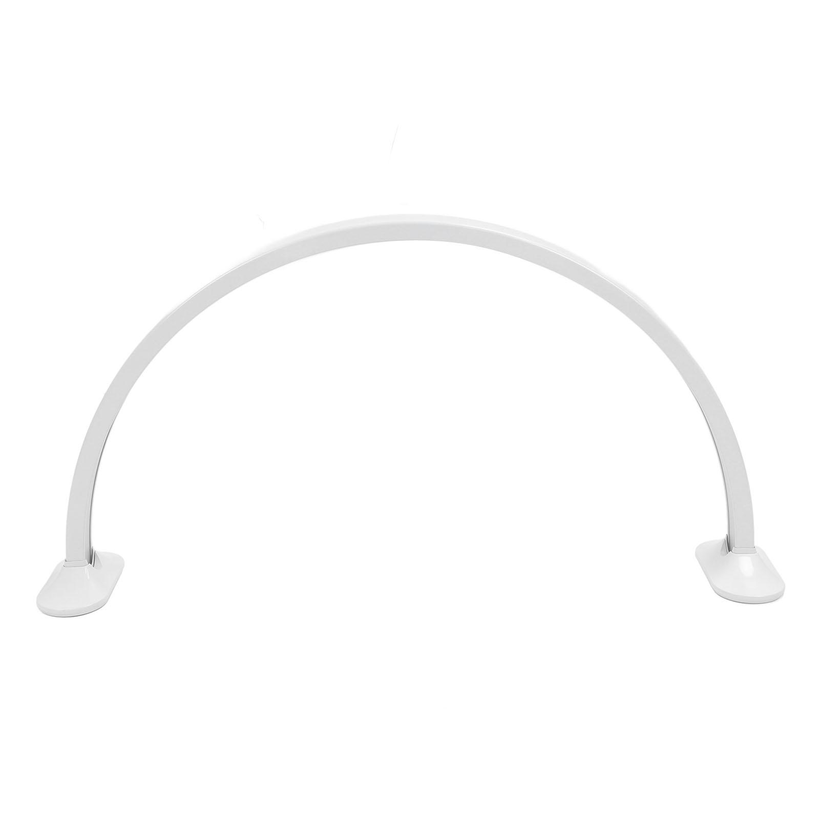 

48W Nail Desk Light Professional 6000K Cold Lighting Hand Wave Sensing Half Moon Nail Desk Light US Plug