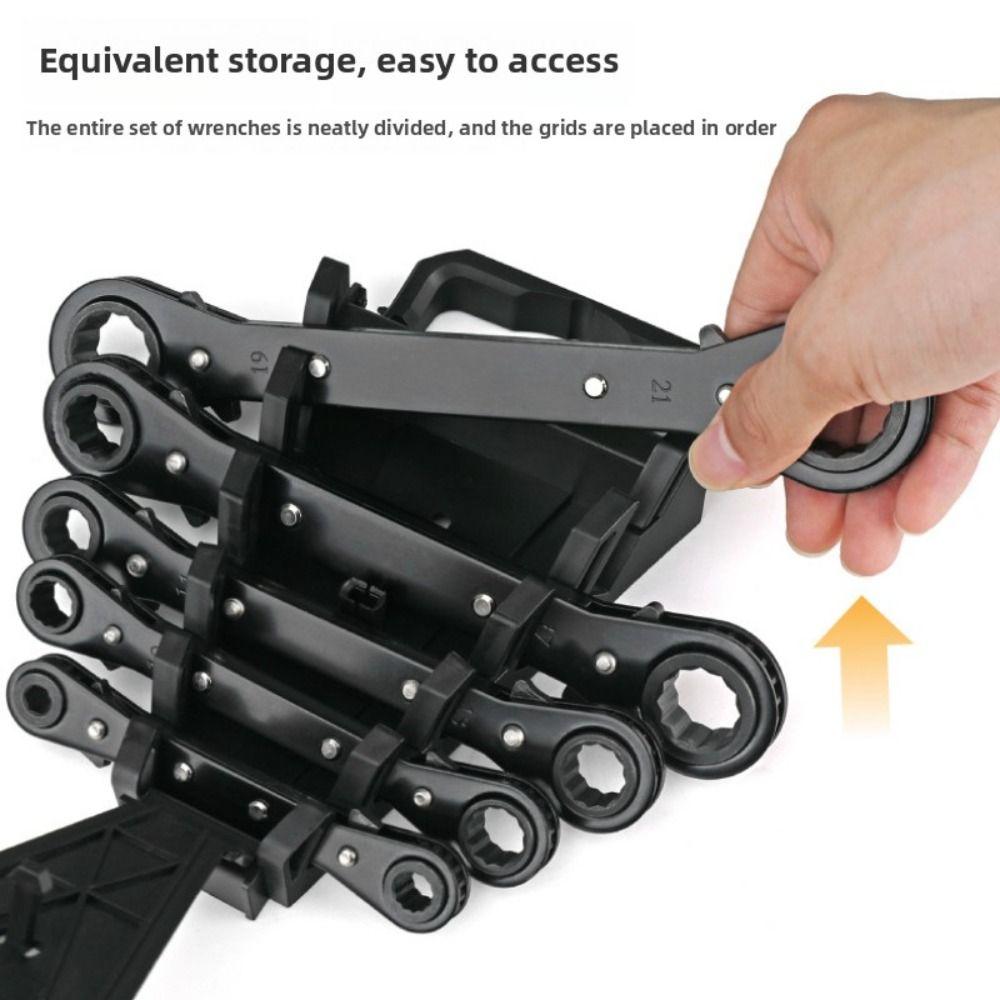 Durable Construction Ratchet Wrench Fully Polished Two-way Ratchet  DIY Projects