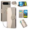 Magnetic Crossbody Lichee Pattern Cards Solt Wallet Leather Phone Case For Google Pixel 10 Pro XL 9A 9 8 8A Long Lanyard Cover