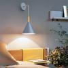 Modern Indoor LED Wall Lamp Black White Gray Bedroom Bedside Wall Light Aisle Corridor Single Head Wall Lamp Luminaire Sconce