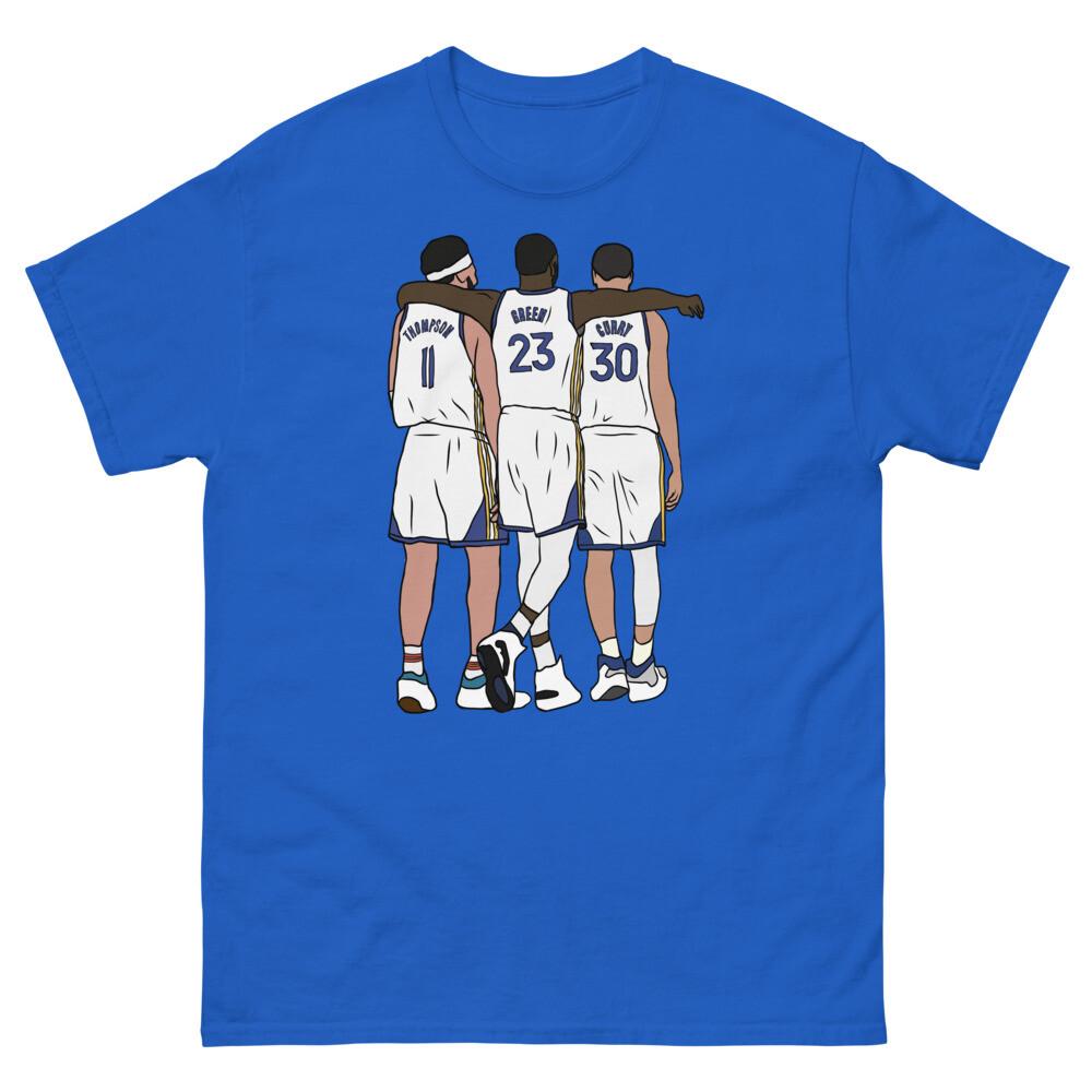 Klay, Draymond and Steph Curry Big 3 T-Shirt