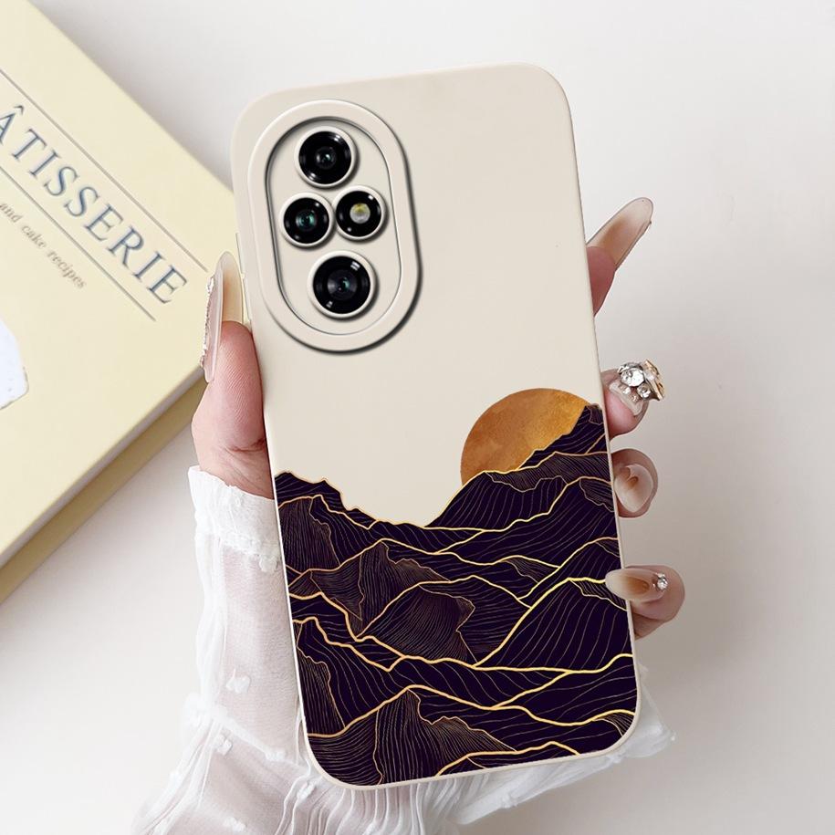 For Honor 200 Pro Case ELP-AN00 Phone Cover Popular Flower Avocado Soft Silicone Matte Fundas For Honor 200Pro Protective Bumper