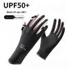 Women's Summer UV Protection Ice Silk Gloves: Breathable, Cool, for Driving, Cycling, and Sports