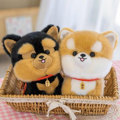 20 cm Plüsch-Welpenspielzeug, weiches Plüsch-Yorkshire-Terrier-Begleiter-Hündchen, für Kinder, Stoffpuppen-Spielzeug