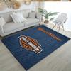 Harley-davidson Motorcycles Customize Your Name Floor Rug Office Rug Perfect for Outdoor Living Rooms Game Room Balcony Anti-slip Rug Decorate Offices