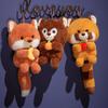 Cartoon Cute Fox, Raccoon, Squirrel Doll Plush Toy Doll Children Sleeping Pillow Backpack Pendant Doll